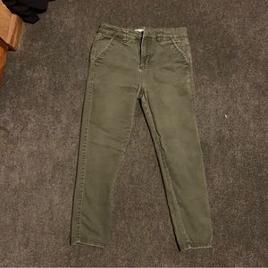 Zara Green Denimwear Jeans